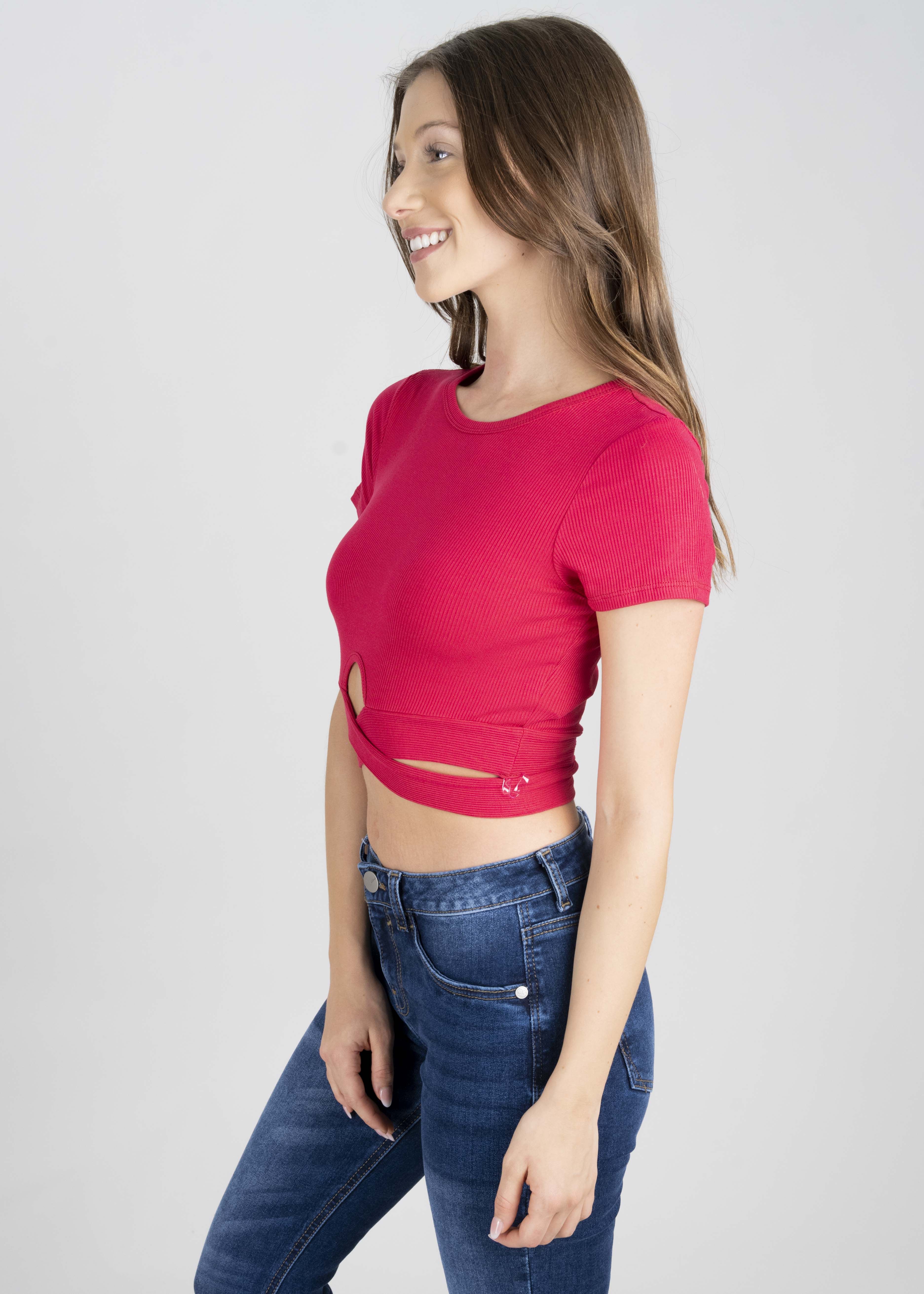 Top textura abertura cruzada sold by Shasa product image thumbnail 3