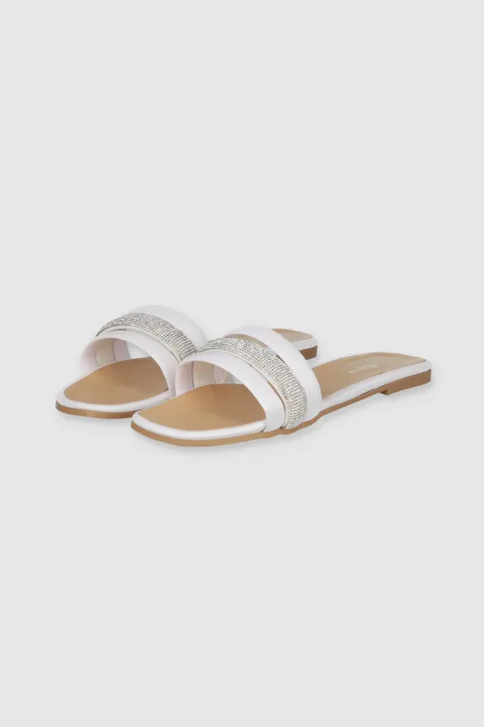 Sandalia Pala Tira Ancha Brillos sold by Shasa