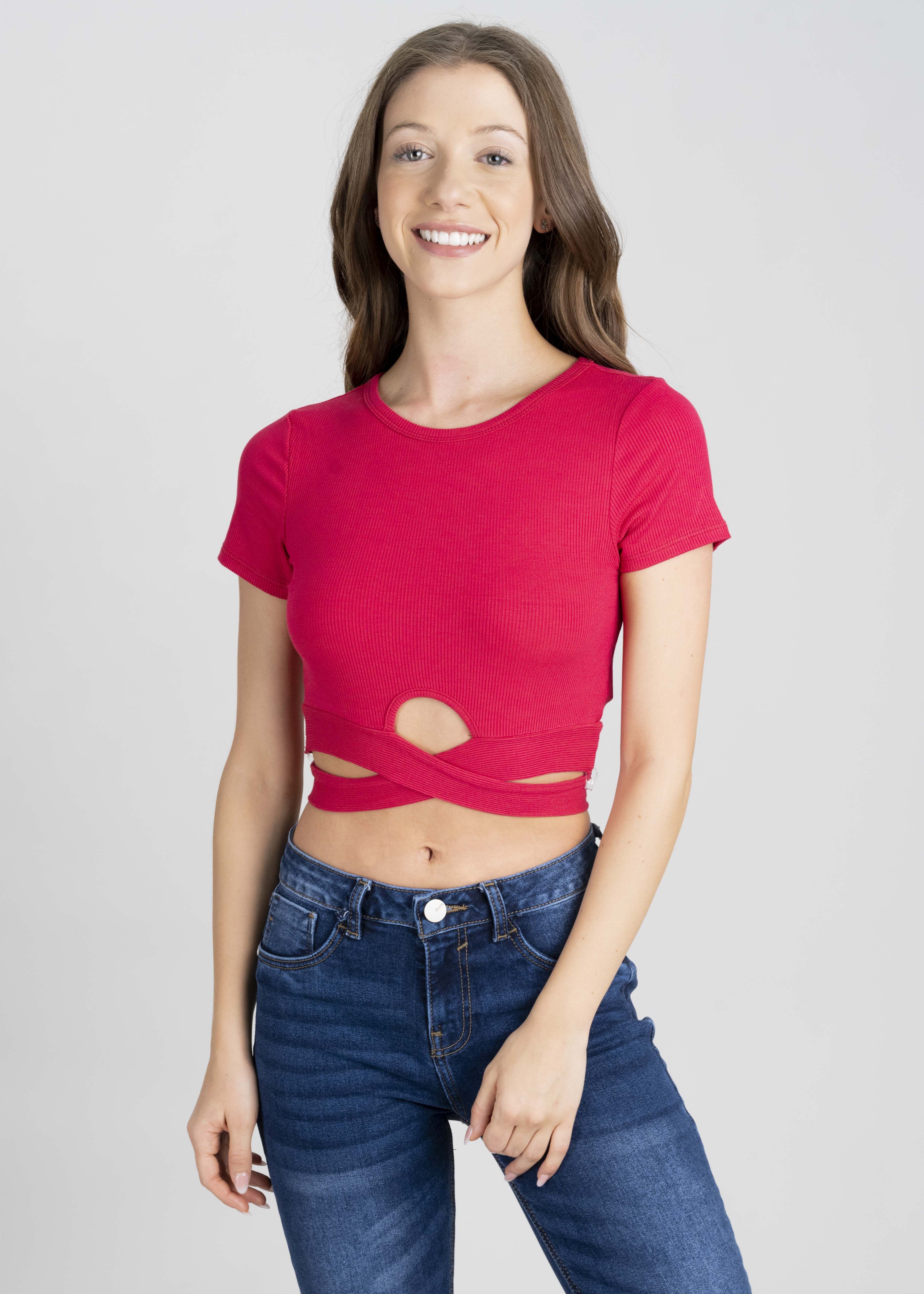 Top textura abertura cruzada sold by Shasa product image thumbnail 2