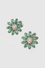 Aretes flores cristales sold by Shasa