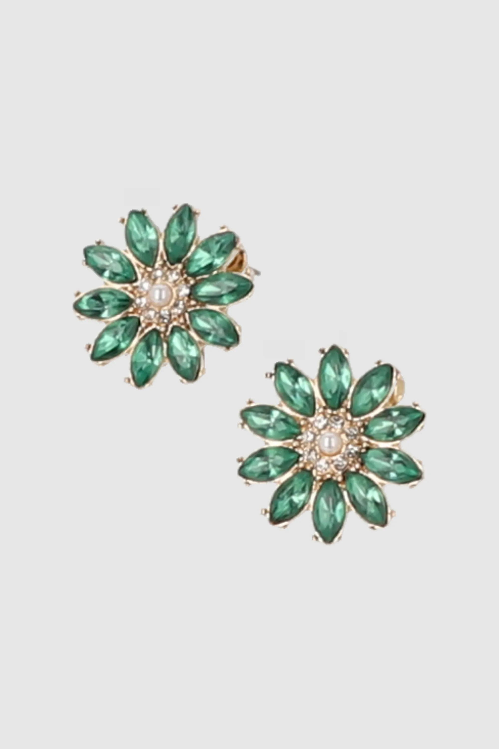 Aretes flores cristales sold by Shasa product image thumbnail 2