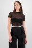 Top brillos mesh manga corta sold by Shasa
