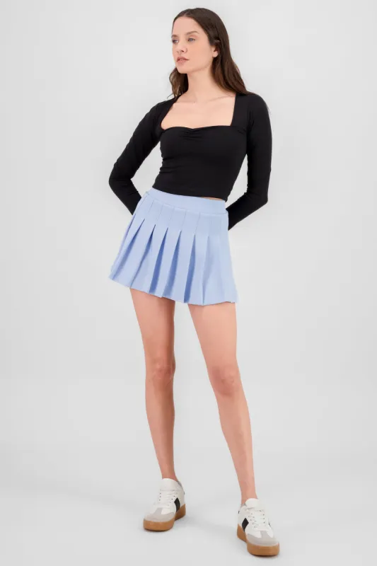Falda tableada lisa sold by Shasa