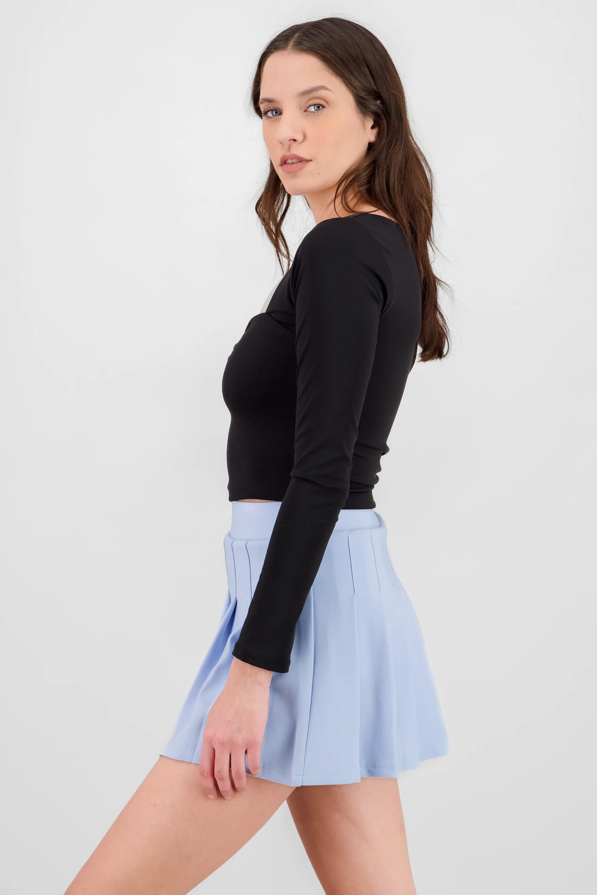 Top manga larga fruce escote sold by Shasa product image thumbnail 3