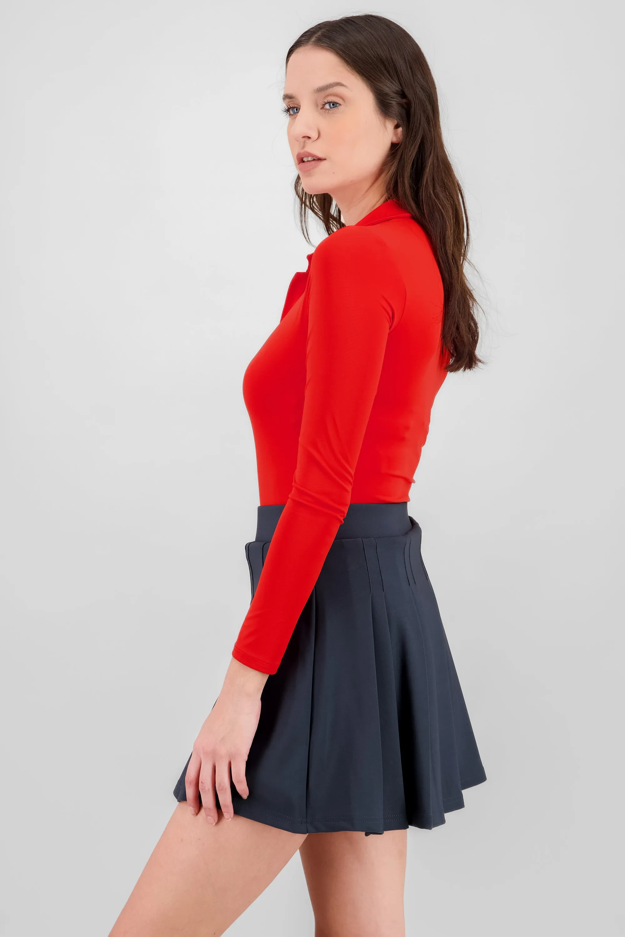 Body manga larga cuello polo sold by Shasa product image thumbnail 3