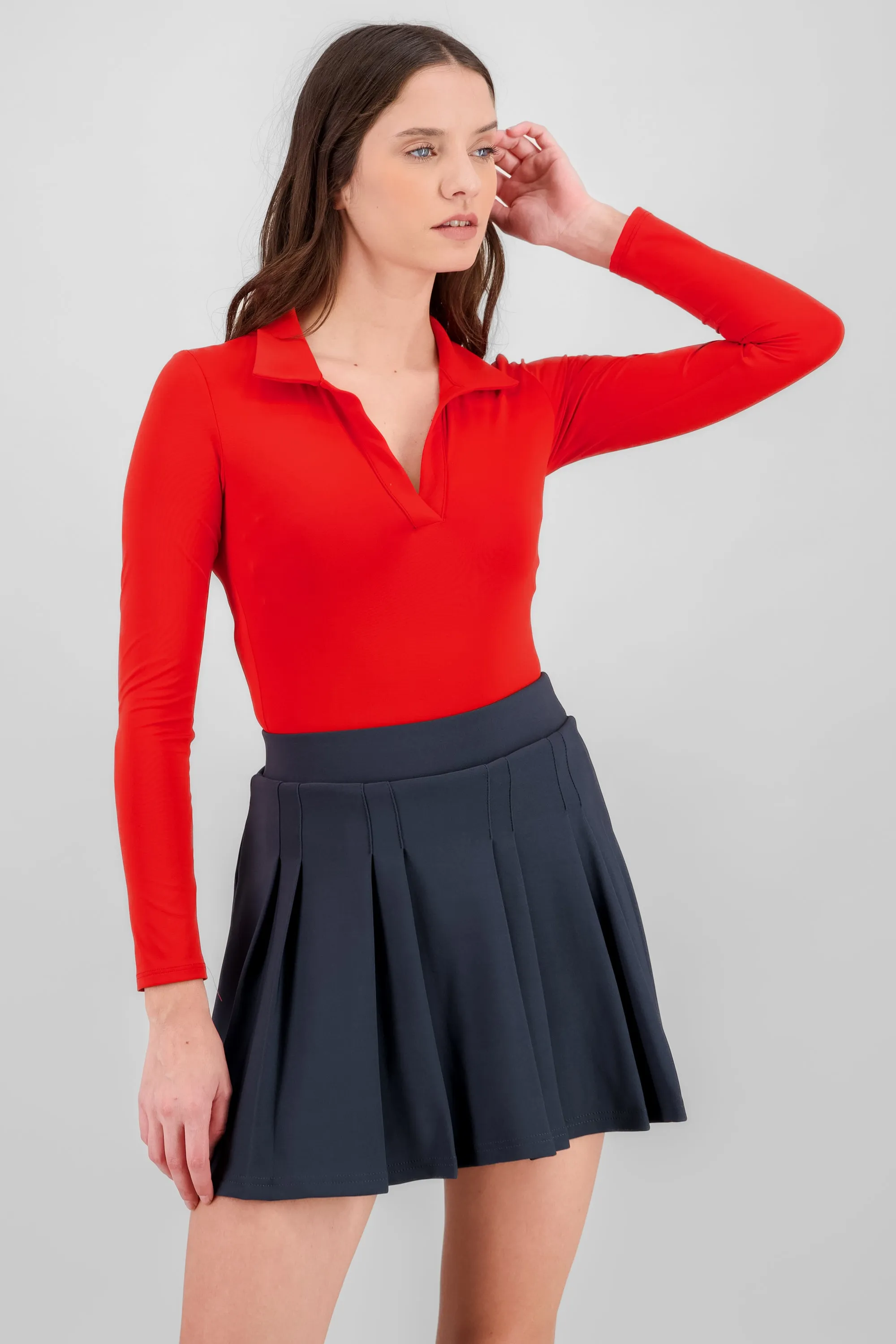 Body manga larga cuello polo sold by Shasa product image thumbnail 2