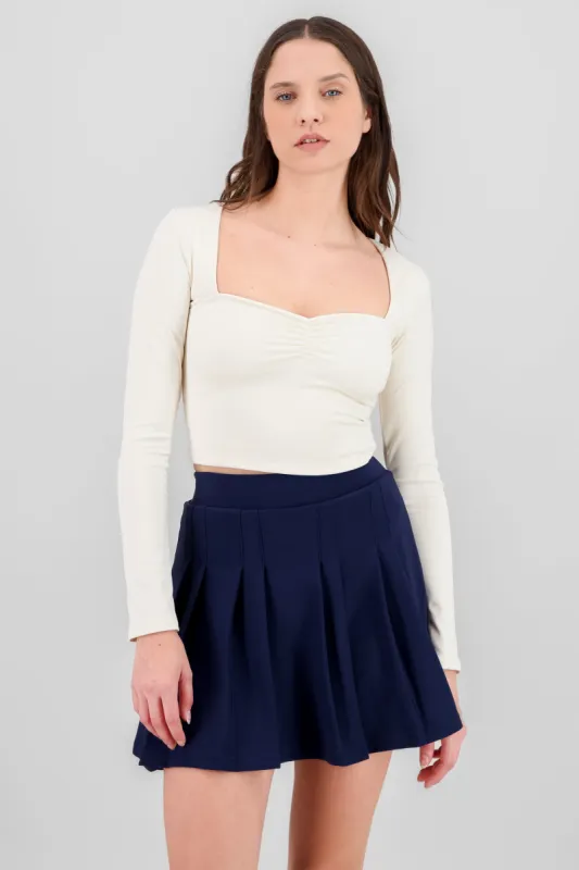 Top manga larga fruce escote sold by Shasa