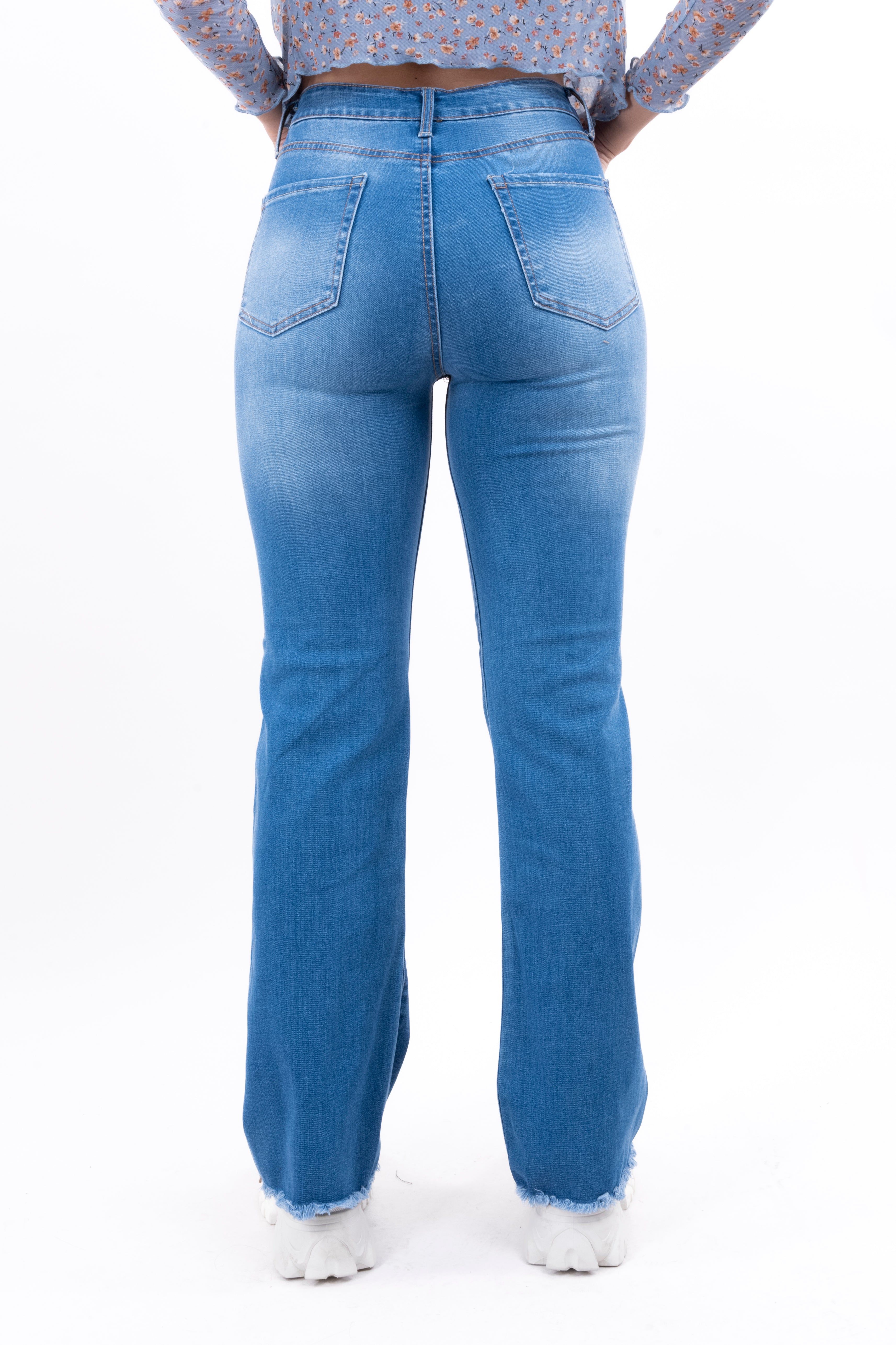 Jeans flared cintura alta sold by Shasa product image thumbnail 4
