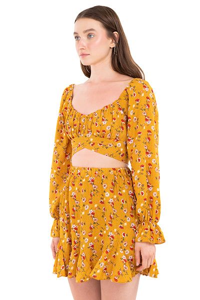 Top manga larga manga abullonada flores sold by Shasa product image thumbnail 3