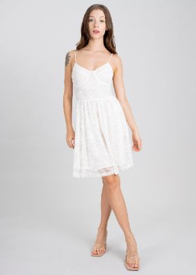 Vestido mini encaje copas sold by Shasa