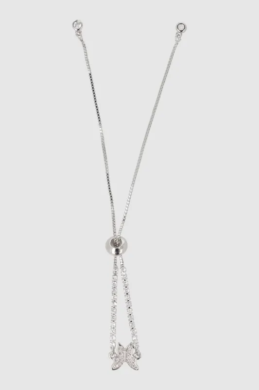 Pulsera mariposa brillos sold by Shasa