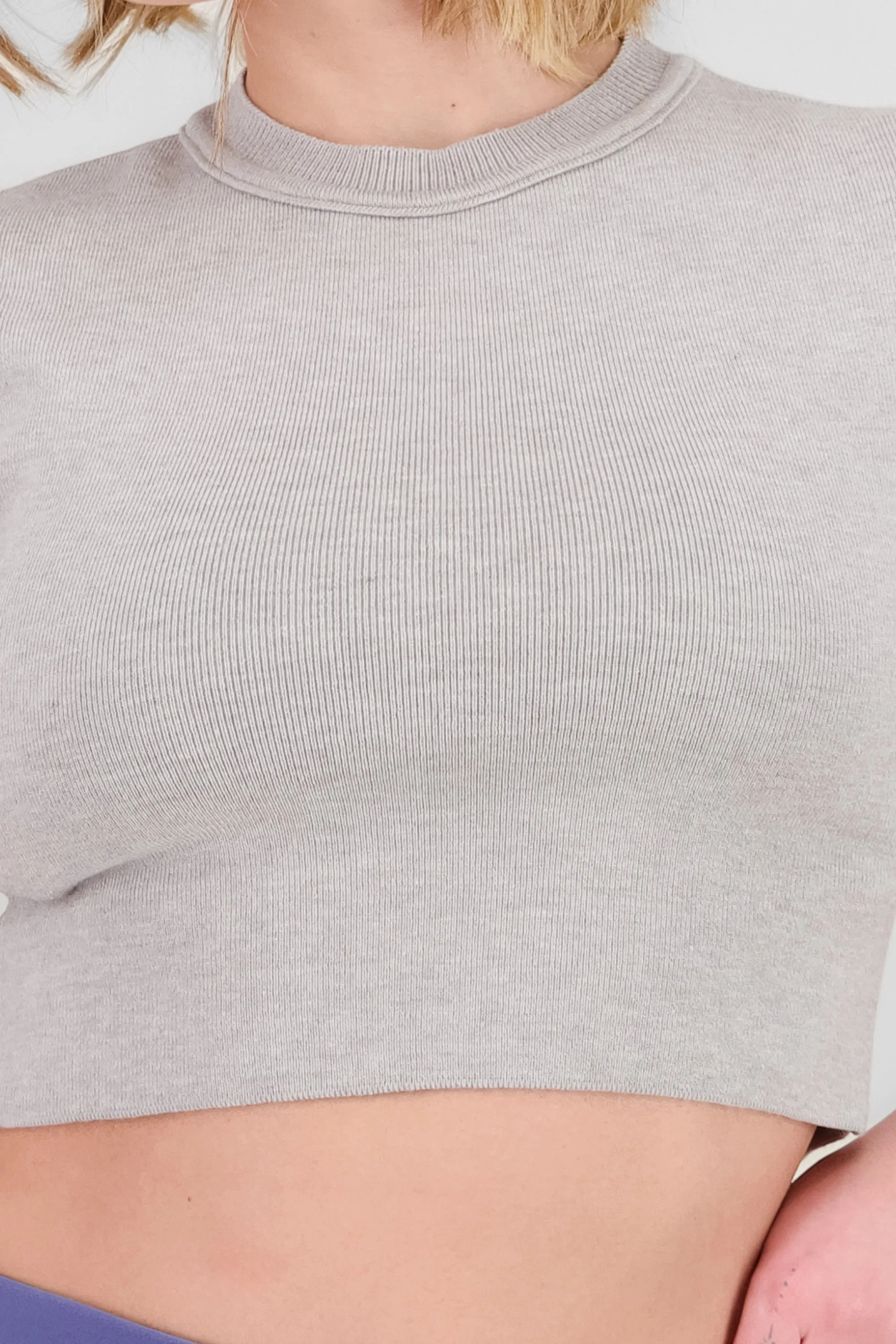 Top crop tejido manga corta sold by Shasa product image thumbnail 5