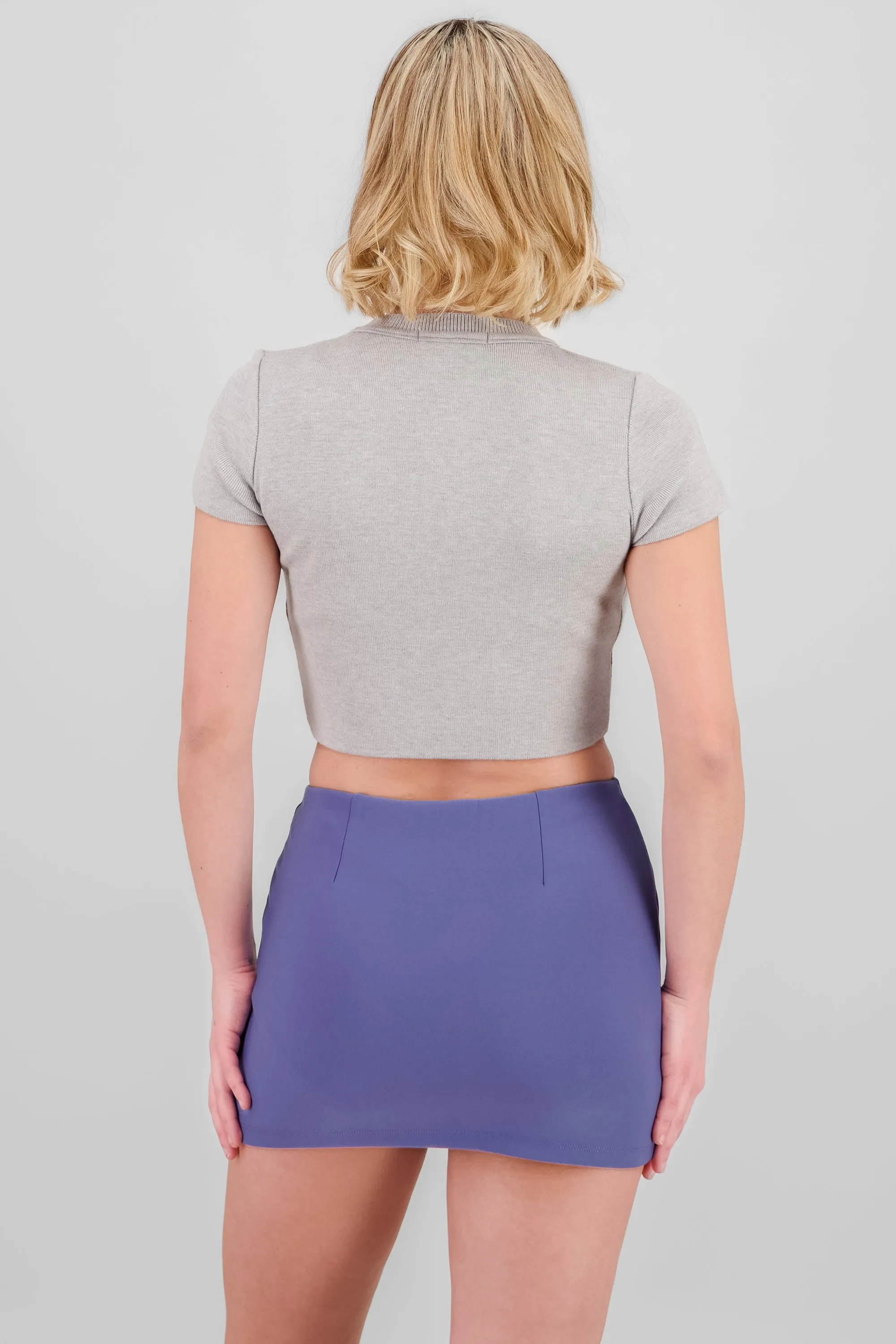 Top crop tejido manga corta sold by Shasa product image thumbnail 4