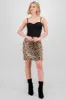 Falda mini lentejuelas animal print sold by Shasa