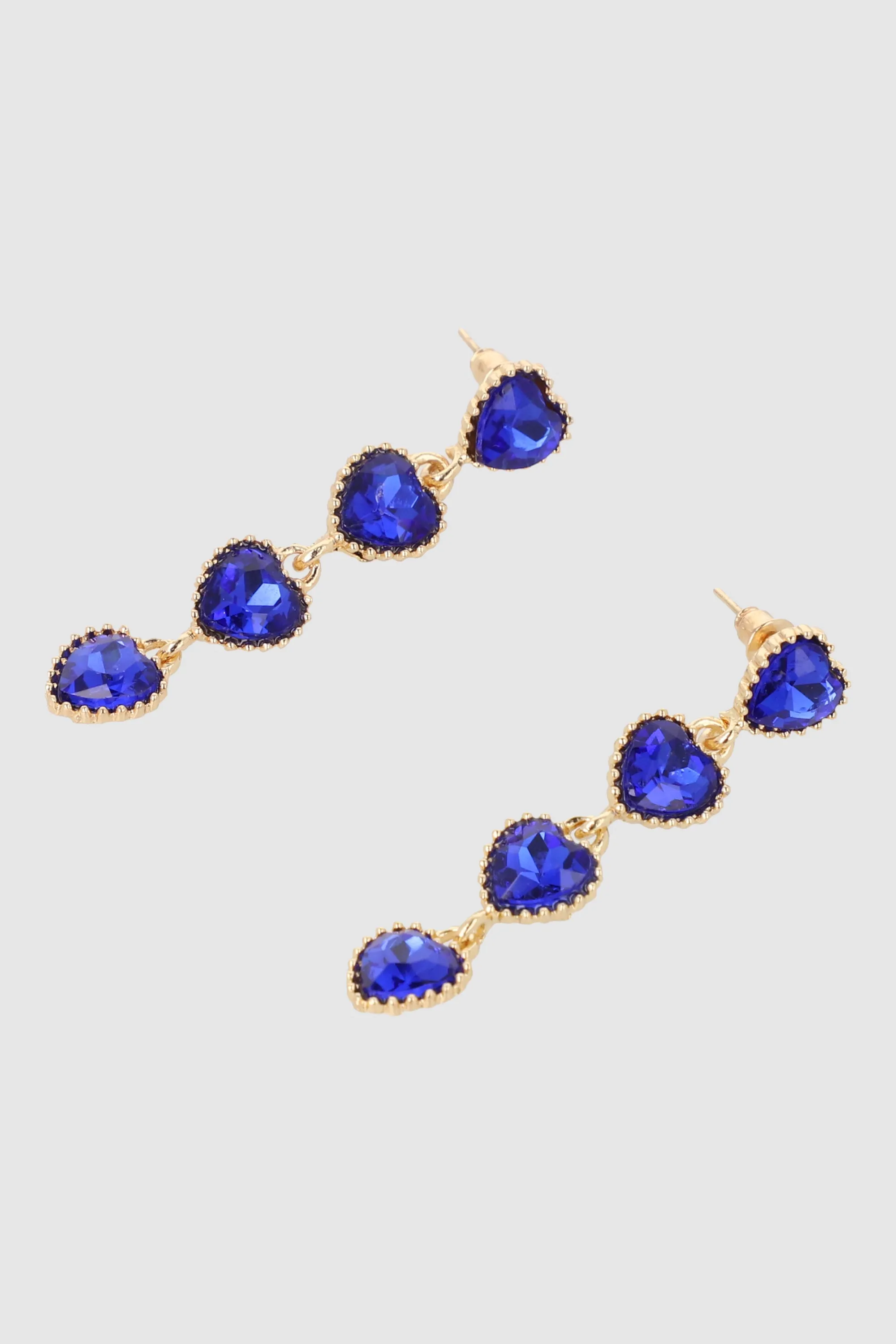 Aretes corazon cristales sold by Shasa product image thumbnail 2