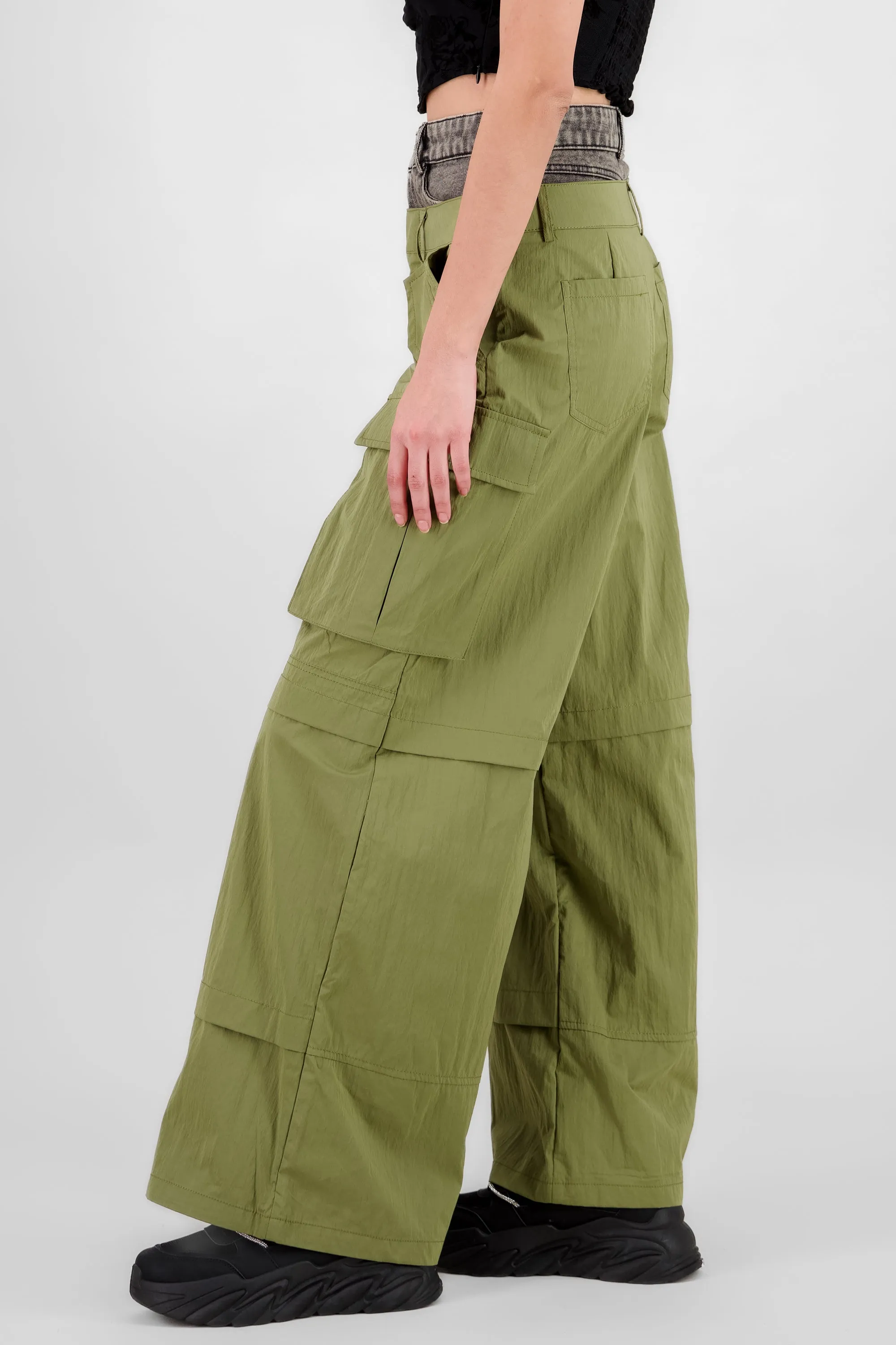 Pantalon cargo detalle pretina denim sold by Shasa product image thumbnail 3