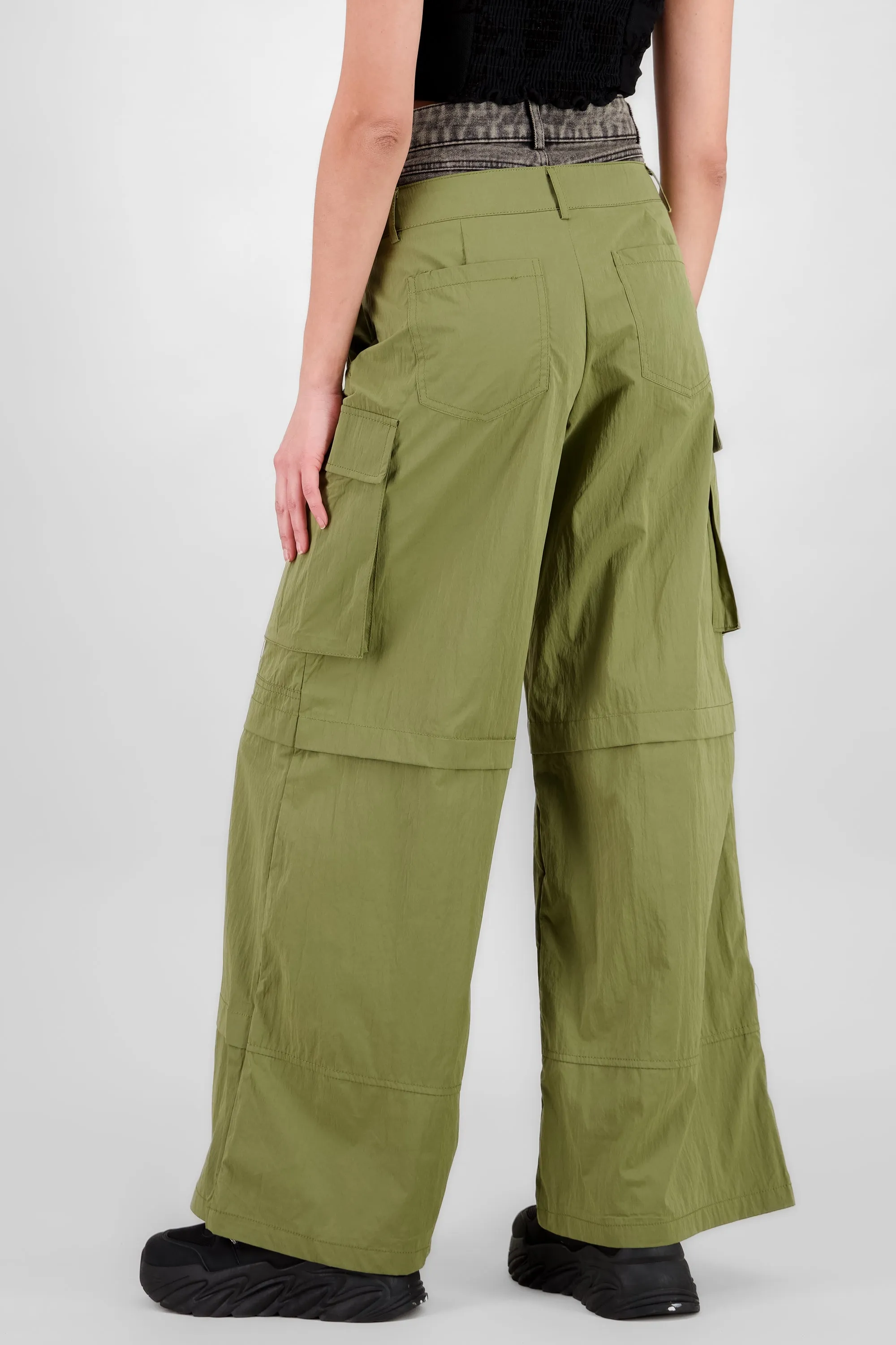 Pantalon cargo detalle pretina denim sold by Shasa product image thumbnail 4