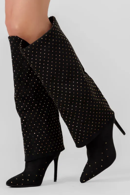 Bota funda brillos sold by Shasa