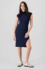 Vestido midi ajustado manga corta sold by Shasa