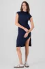 Vestido midi ajustado manga corta sold by Shasa