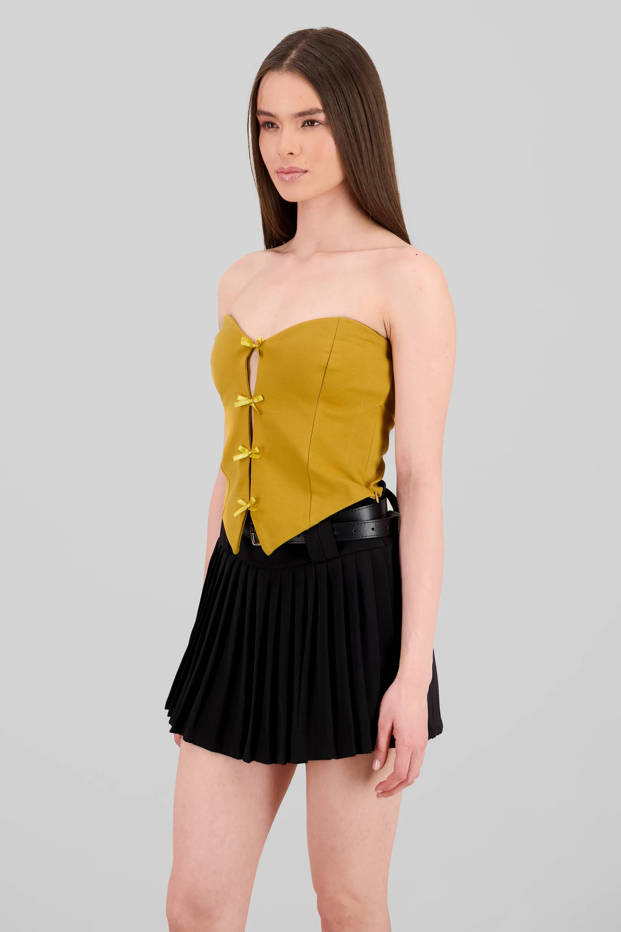 Top strapless detalle moños sold by Shasa product image thumbnail 3