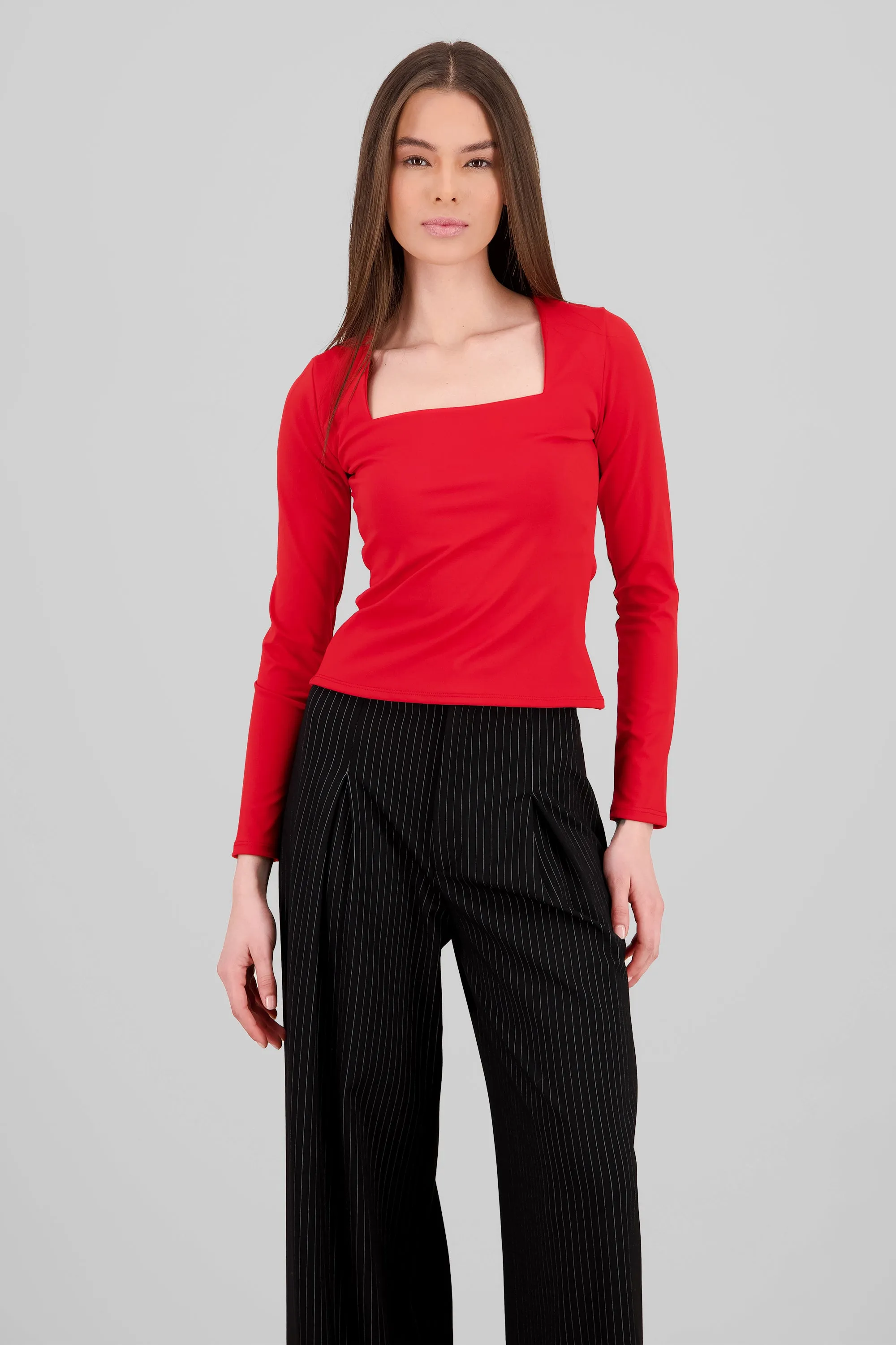 Top escote cuadrado manga larga doble tela sold by Shasa product image thumbnail 2