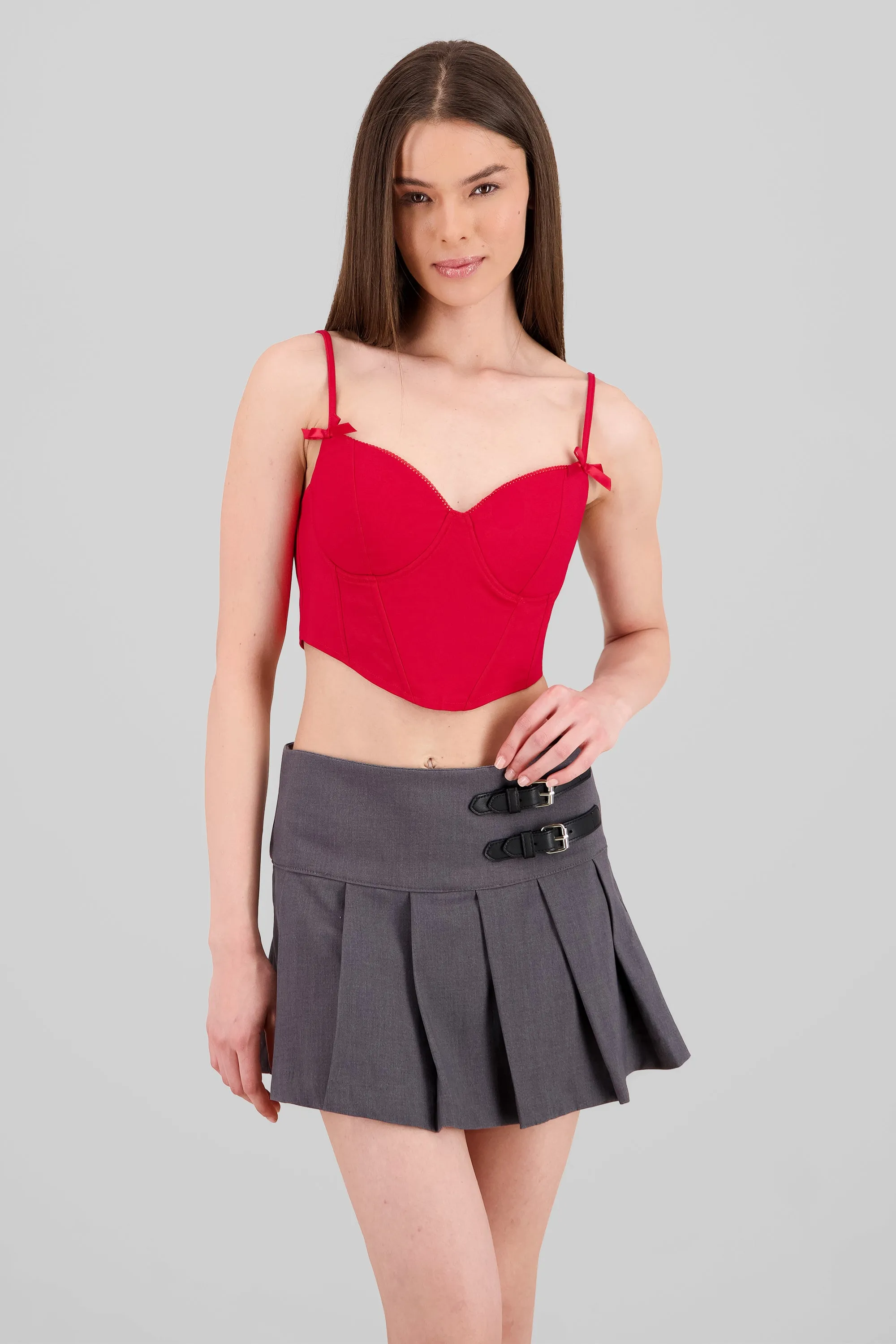 Corset corto detalle mini encaje y moños sold by Shasa product image thumbnail 2