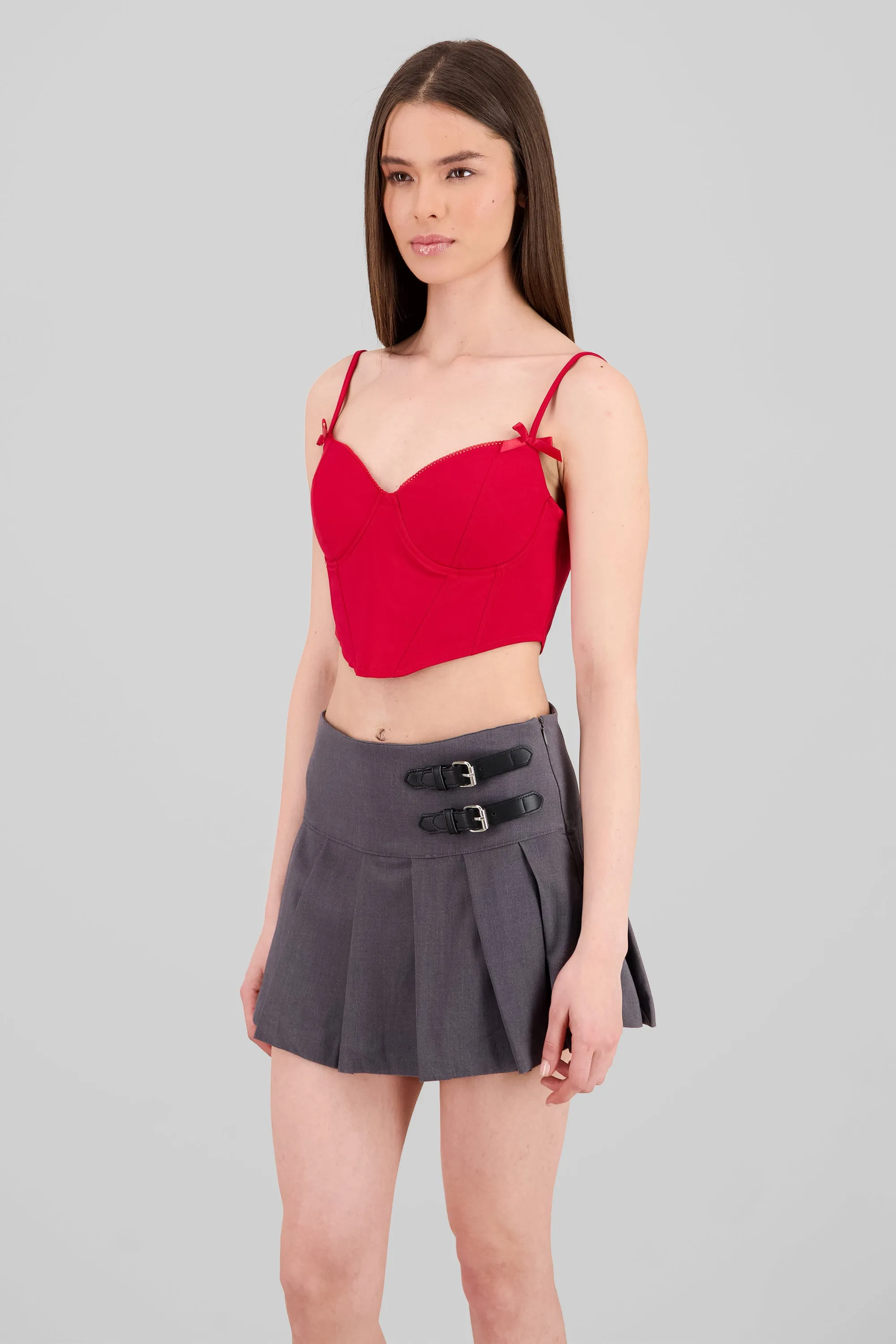 Corset corto detalle mini encaje y moños sold by Shasa product image thumbnail 3