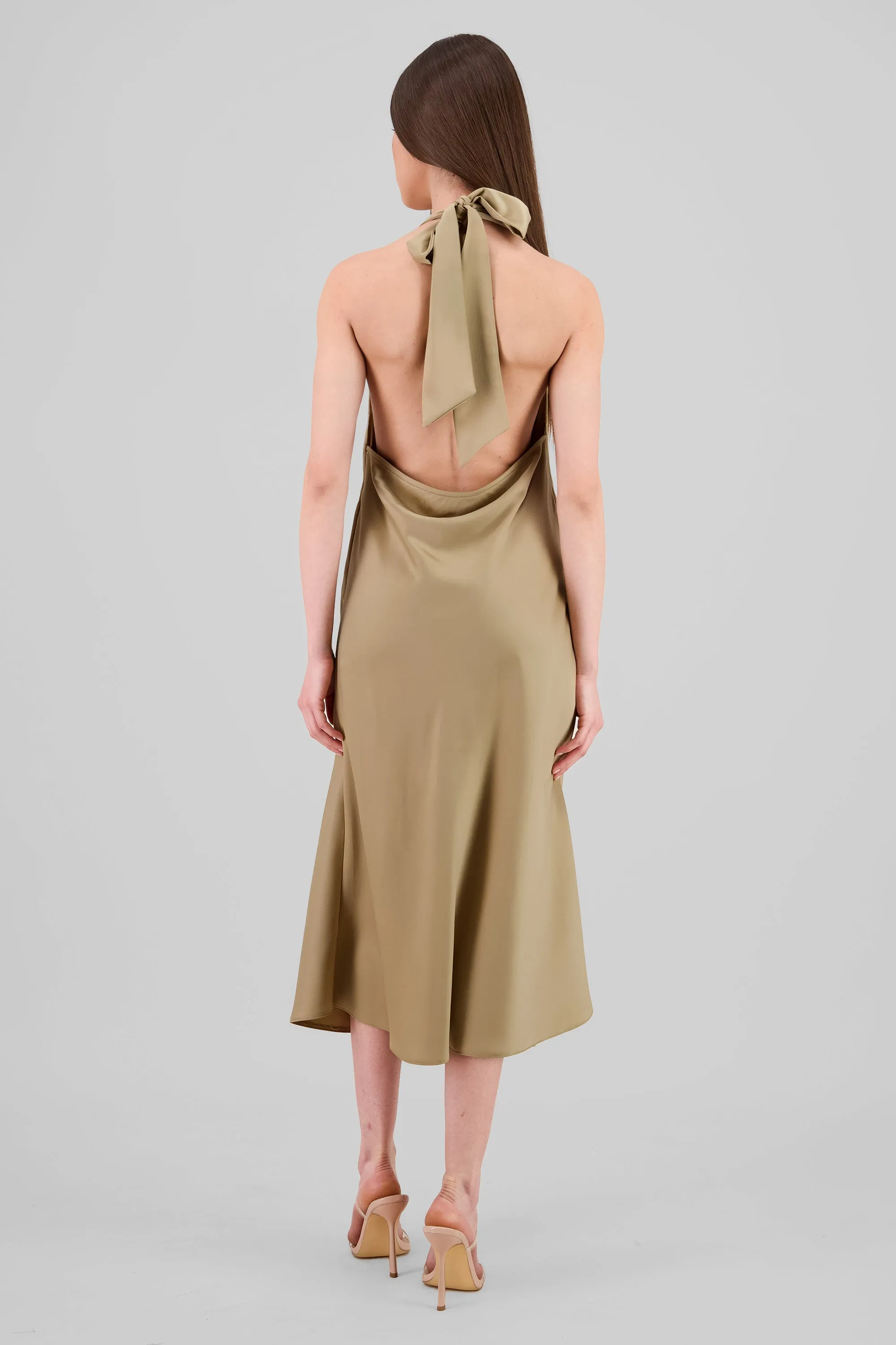 Vestido midi halter sold by Shasa product image thumbnail 4