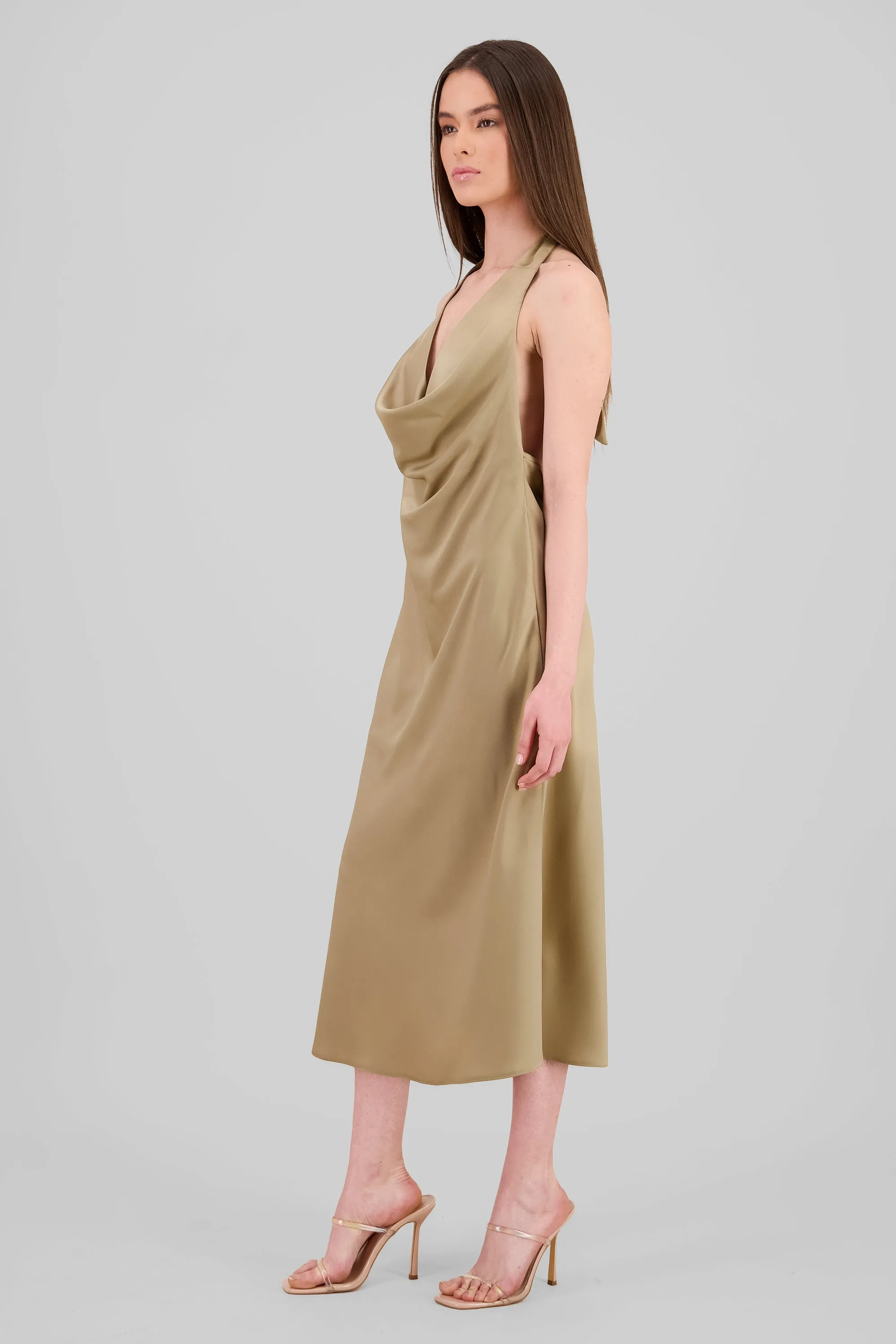 Vestido midi halter sold by Shasa product image thumbnail 3