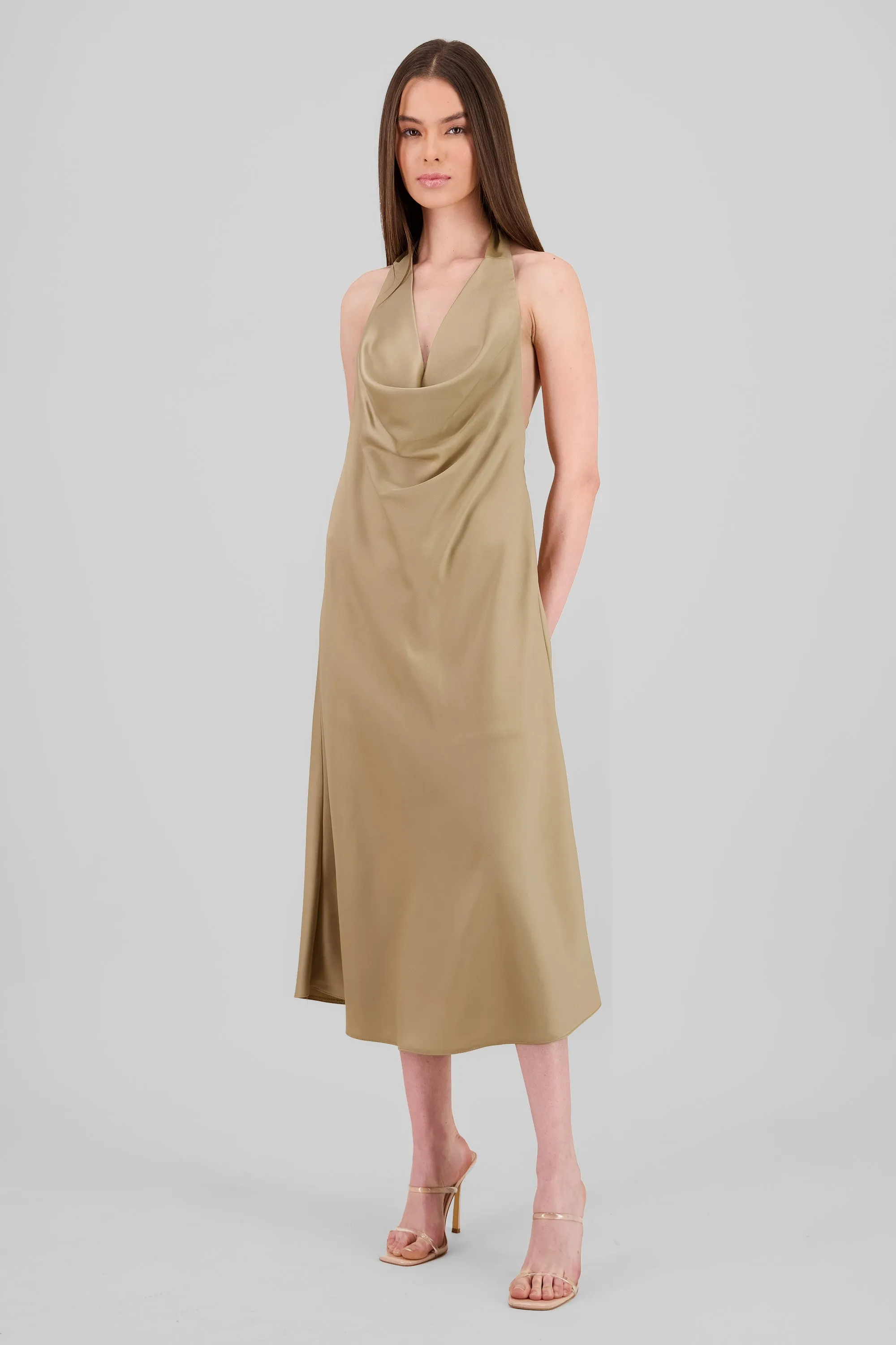 Vestido midi halter sold by Shasa product image thumbnail 2