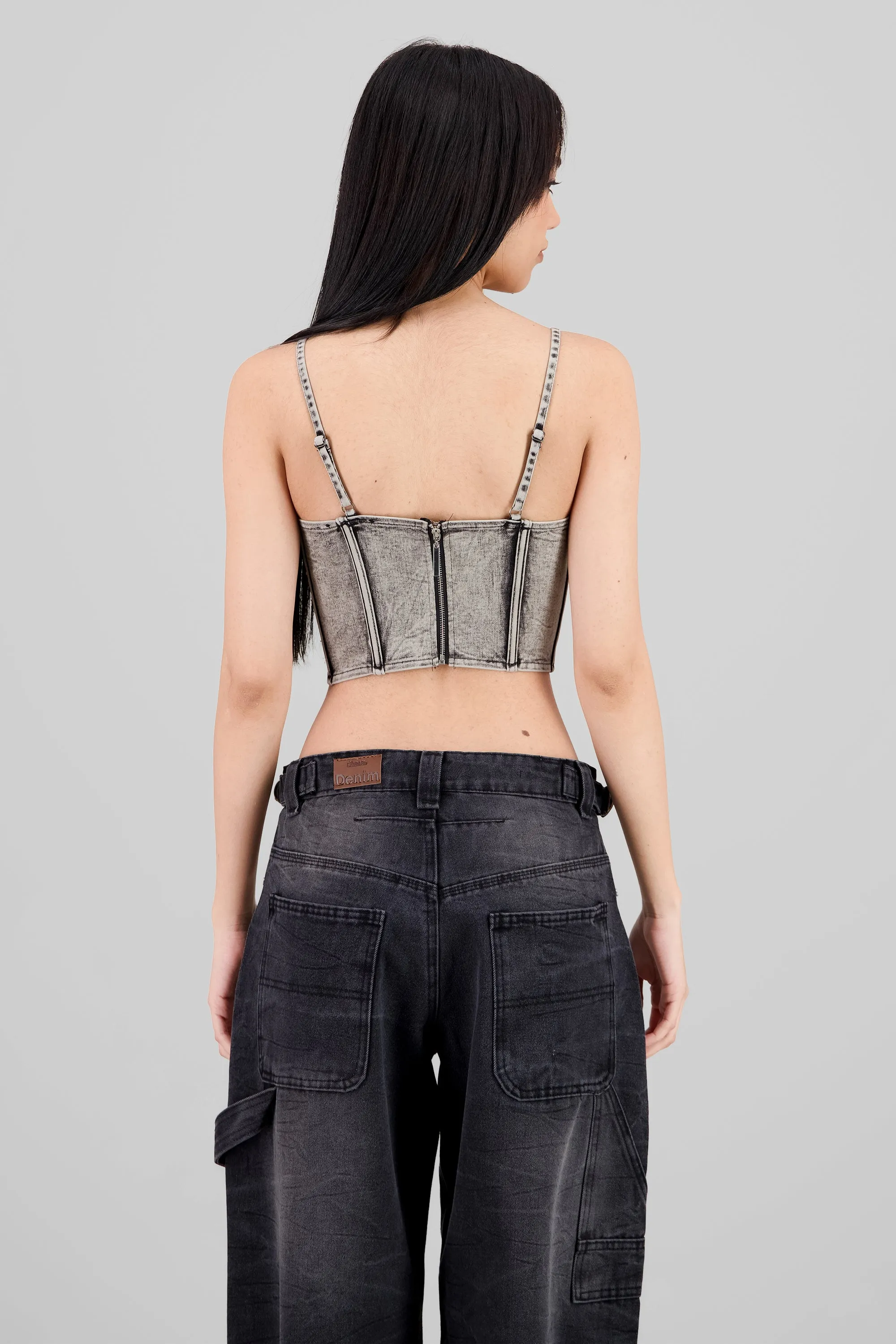 Corset denim con estoperoles sold by Shasa product image thumbnail 4