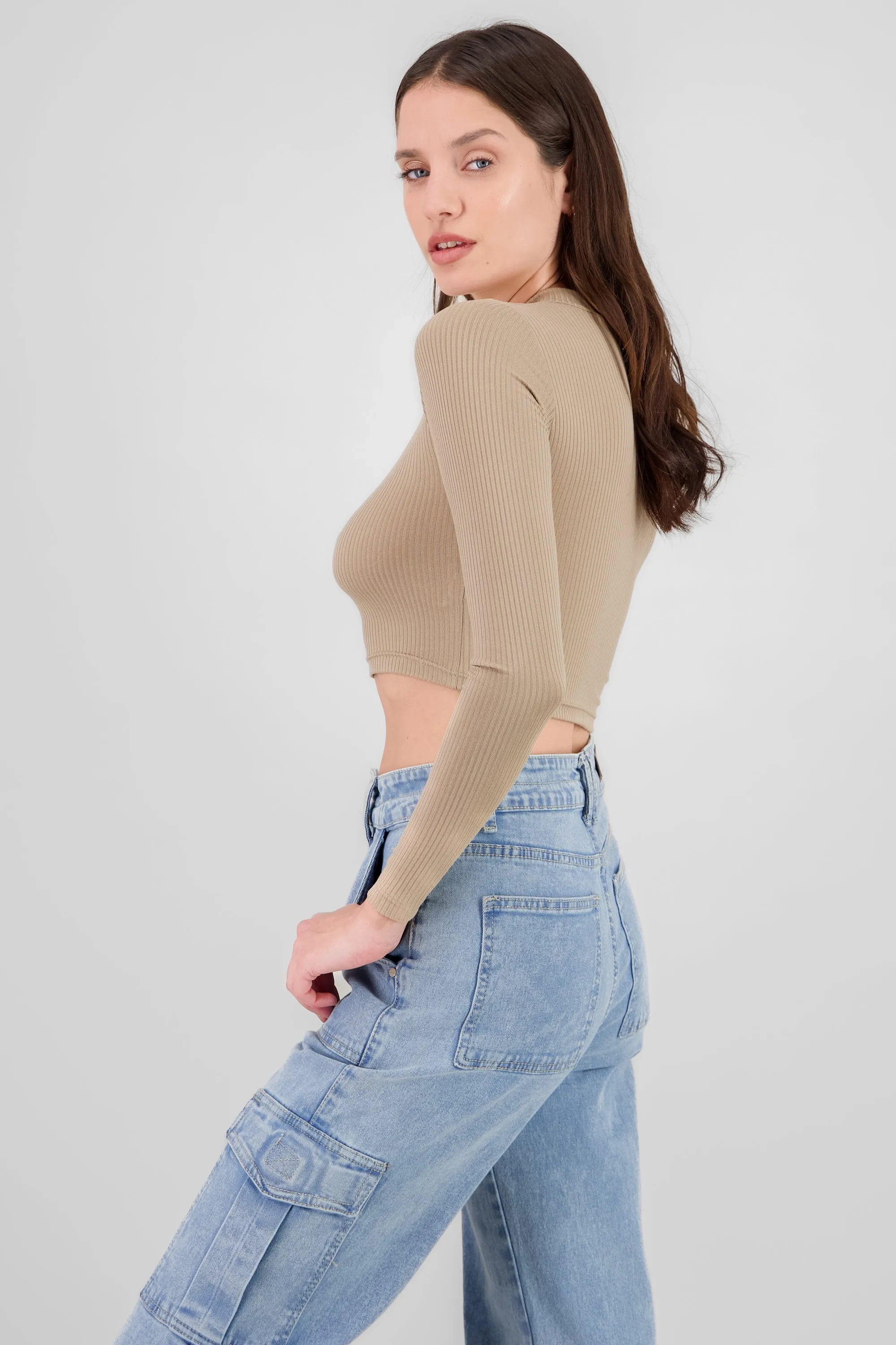 Top Acanalado Manga Larga sold by Shasa product image thumbnail 3