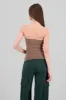 Top tubo strapless detalle dobles sold by Shasa