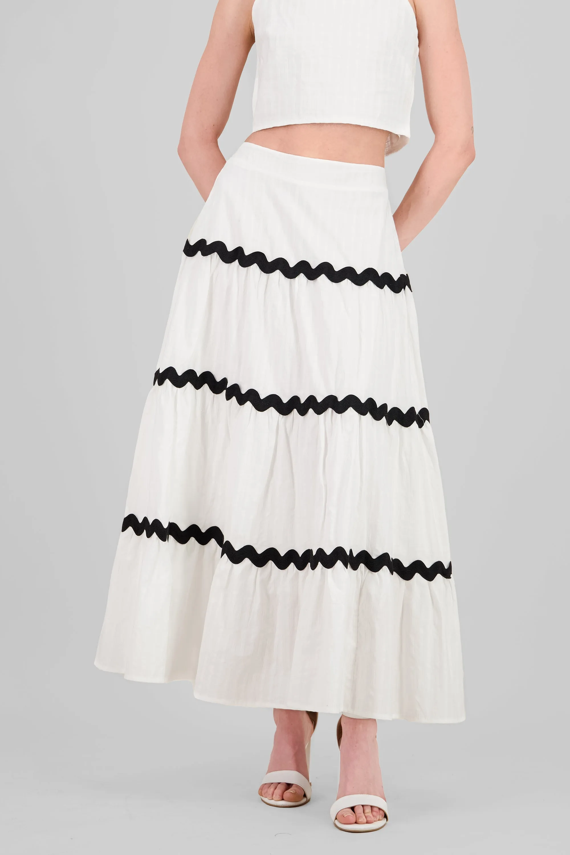 Falda maxi detalle contraste sold by Shasa product image thumbnail 2