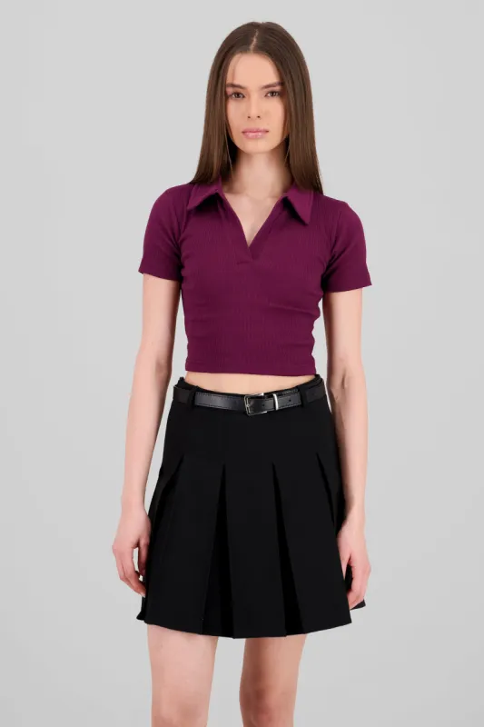 Top Rib Cuello Polo Liso sold by Shasa