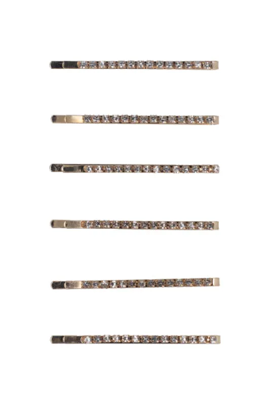 Set 6 pares pasadores brillos sold by Shasa