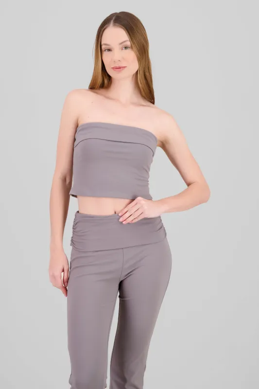 Top strapless liso sold by Shasa
