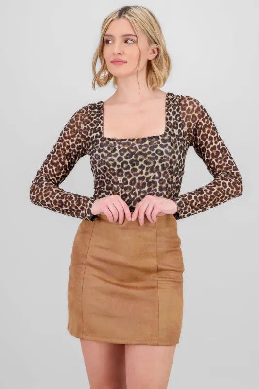 Bosysuit lycra animal print sold by Shasa