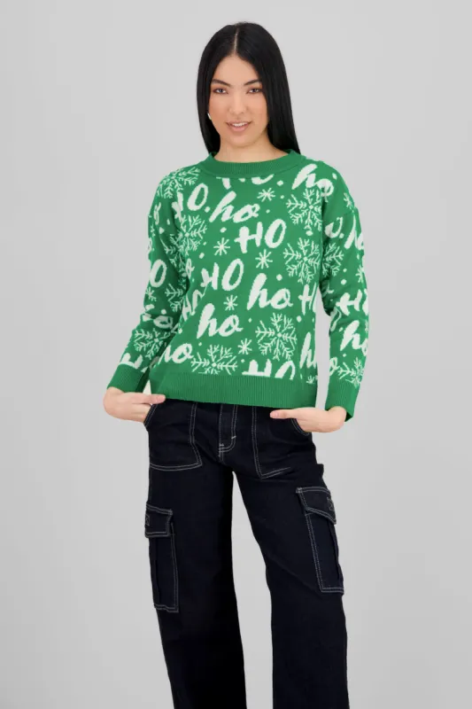 Suéter navideño ho ho sold by Shasa