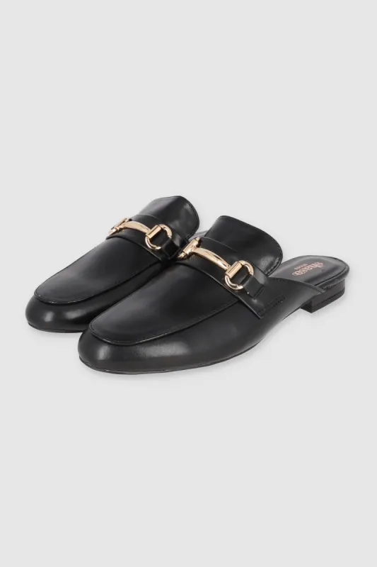 Loafer sencillo hebilla mula sold by Shasa