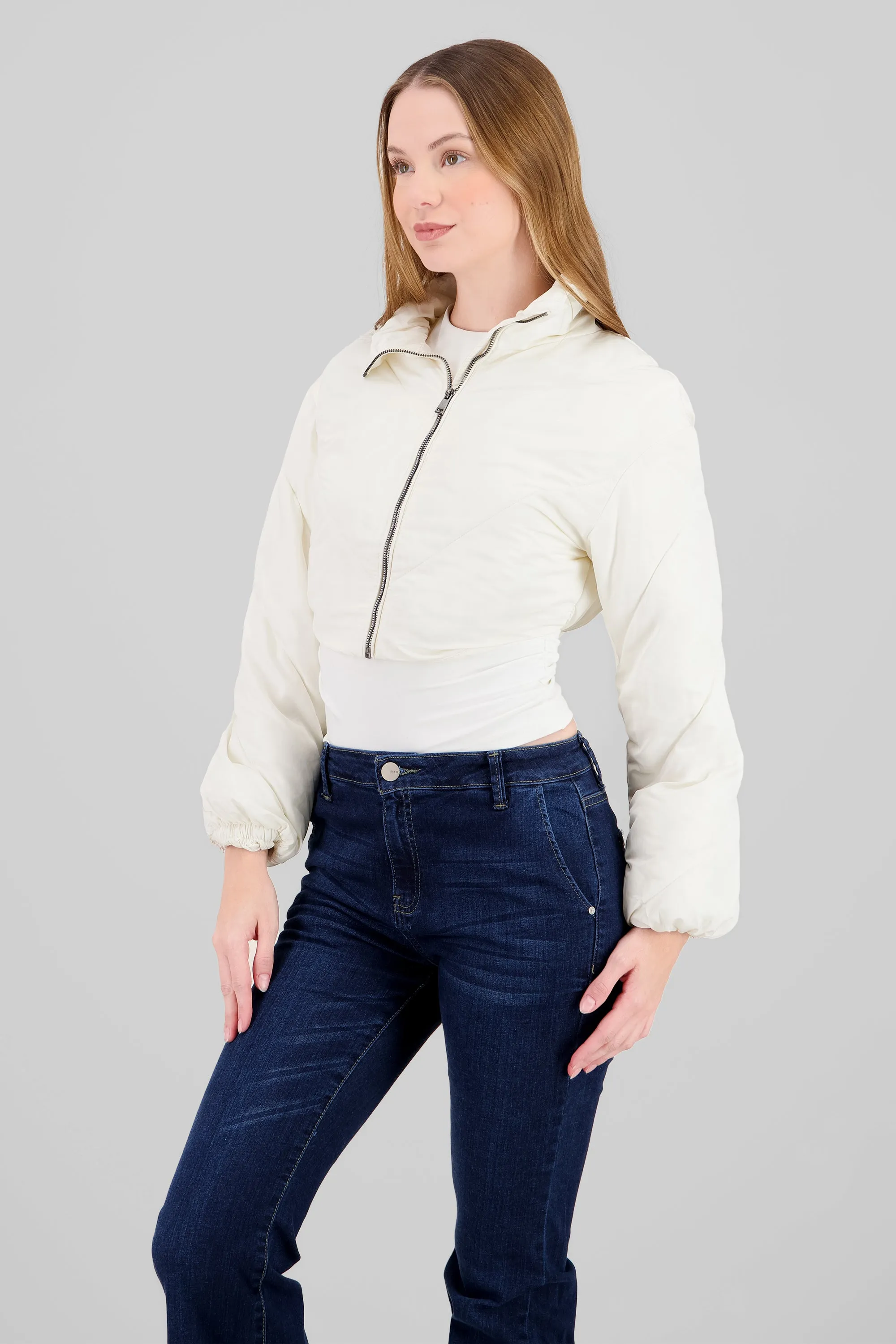 Chamarra lisa crop sold by Shasa product image thumbnail 3