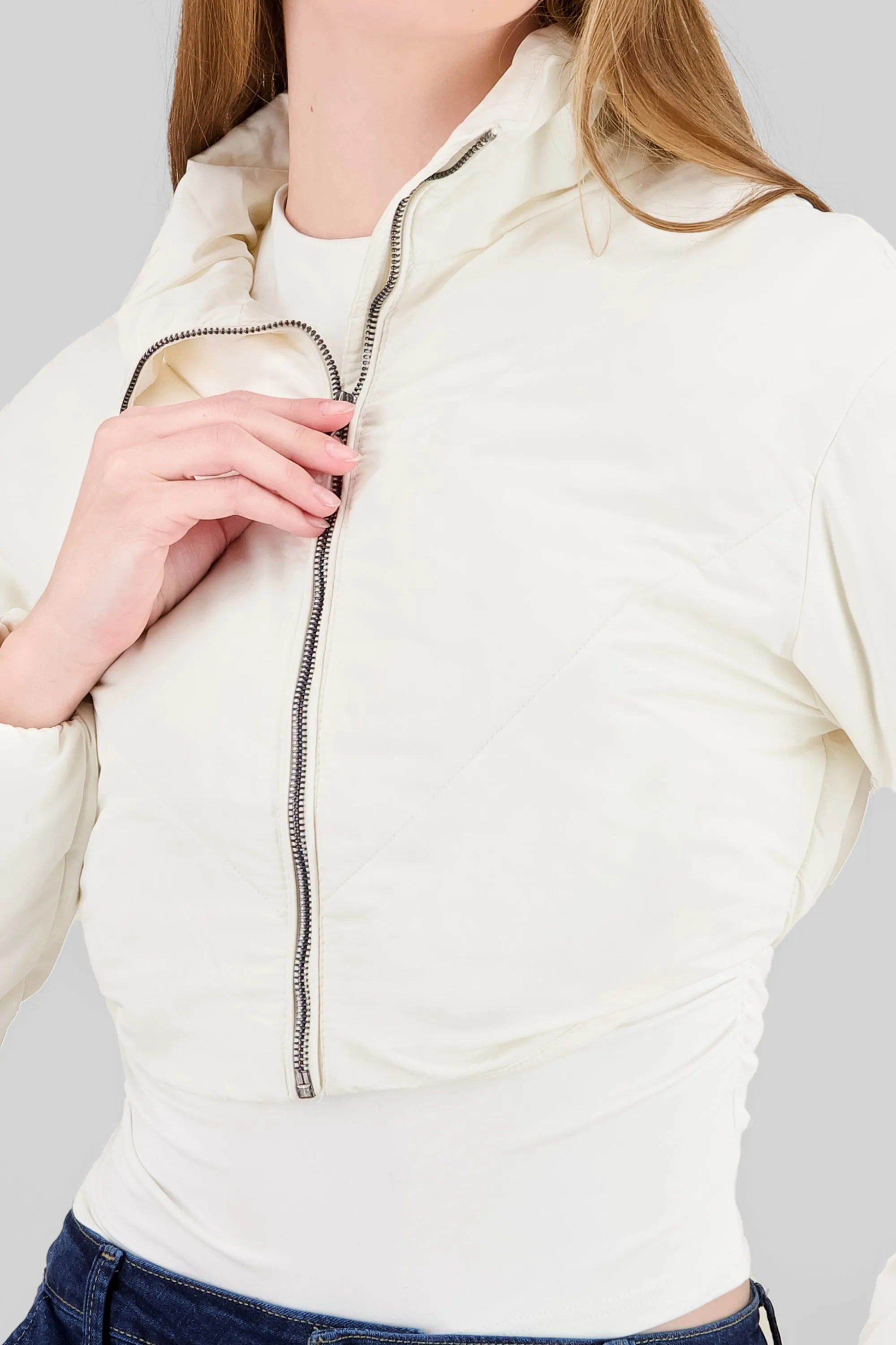 Chamarra lisa crop sold by Shasa product image thumbnail 5