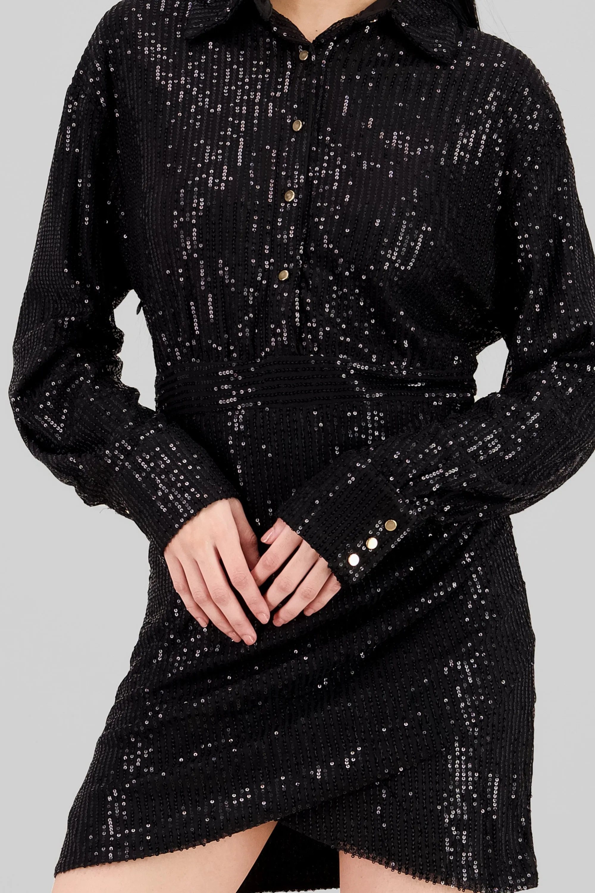 Vestido mini brillos manga larga sold by Shasa product image thumbnail 5