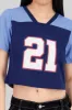 Playera jersey cropped sold by Shasa