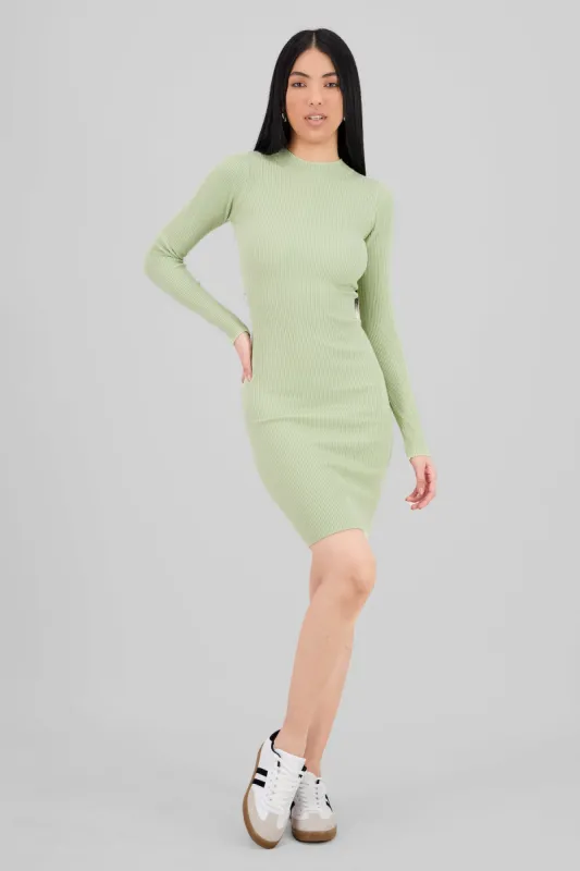 Vestido midi tejido manga larga sold by Shasa