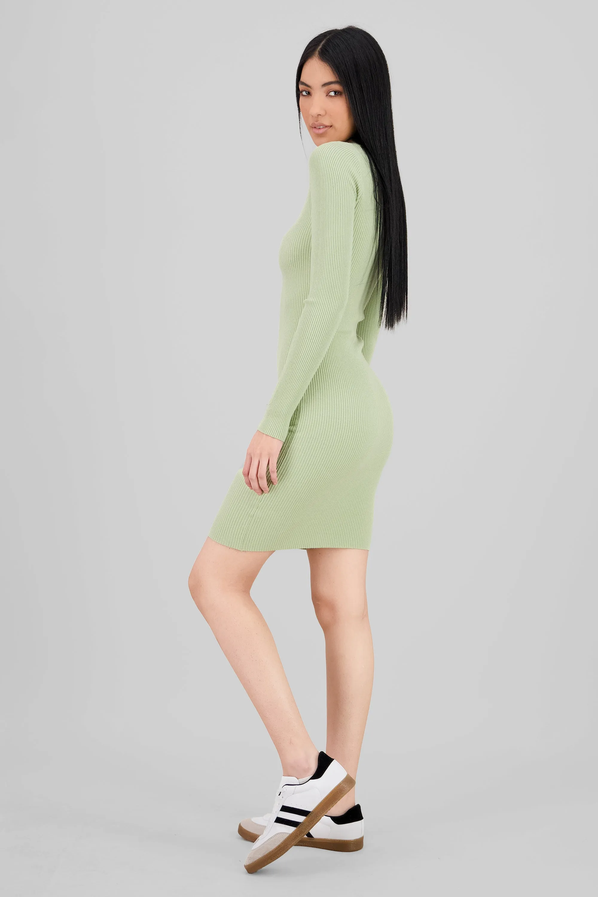 Vestido midi tejido manga larga sold by Shasa product image thumbnail 3