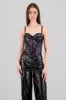 Corset animal print detalle varillas contraste sold by Shasa