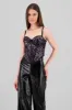 Corset animal print detalle varillas contraste sold by Shasa