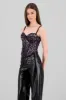 Corset animal print detalle varillas contraste sold by Shasa